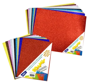 FOAMY DIAMANTADO MULTICOLOR PQT C/10