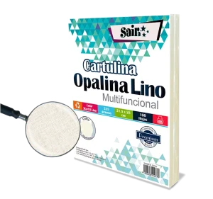 CARTULINA OPALINA LINO COLOR MARFIL – 225g Tamaño Carta