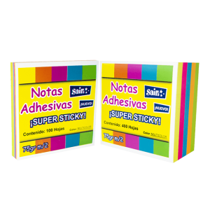 Notas Adhesivas Colores Intensos