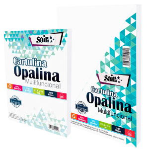 OPALINA CARTULINA 220 GR BLANCA PAQ C/100
